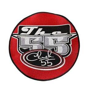 The Chuck‎ 55 Red Patch Embroidered Iron On Applique Racing Automotive